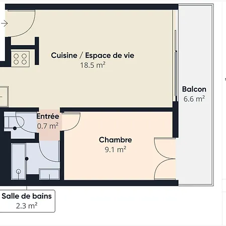 Apartamento Vue Pour 4 Au Pied De La *